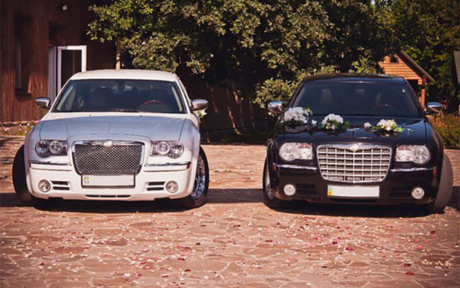 Аренда Chrysler 300C на свадьбу Полтава
