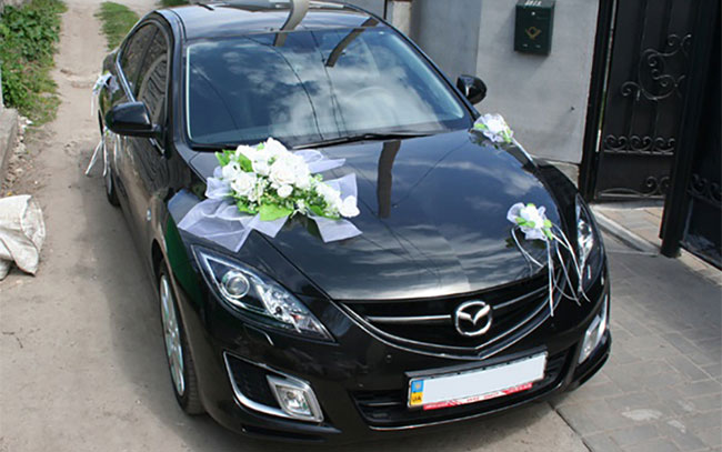 Аренда Mazda 6 на свадьбу Полтава