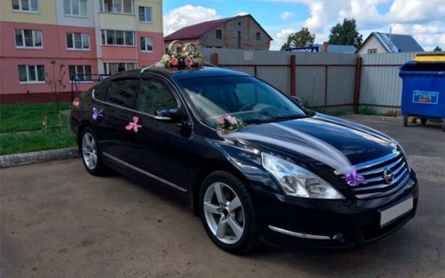 Аренда Nissan Teana на свадьбу Полтава